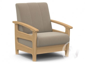 Кресло для отдыха Омега (бук лак/CATANIA LATTE) в Утянке - utyanka.mebel54.com | фото