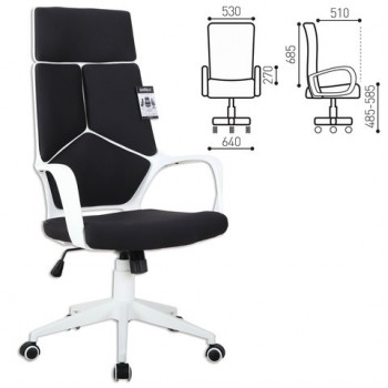 Кресло офисное BRABIX Prime EX-515 (черная ткань) в Утянке - utyanka.mebel54.com | фото