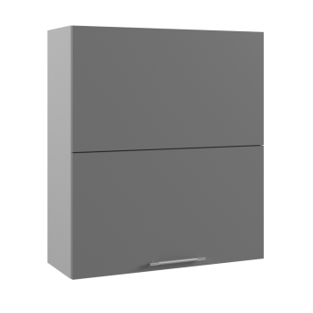 Ройс ПГПМ 800 Шкаф верхний Blum Aventos HF (Графит софт/корпус Серый) в Утянке - utyanka.mebel54.com | фото