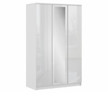 Шкаф 3-х дверный СБ-2493 Медея (Белый/Белый глянец) в Утянке - utyanka.mebel54.com | фото