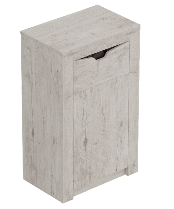 Тумба с дверцей и ящиком Соренто Дуб бонифаций/Кофе структурный матовый в Утянке - utyanka.mebel54.com | фото